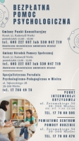 Bezpłatna pomoc psychologiczna dla mieszkańców