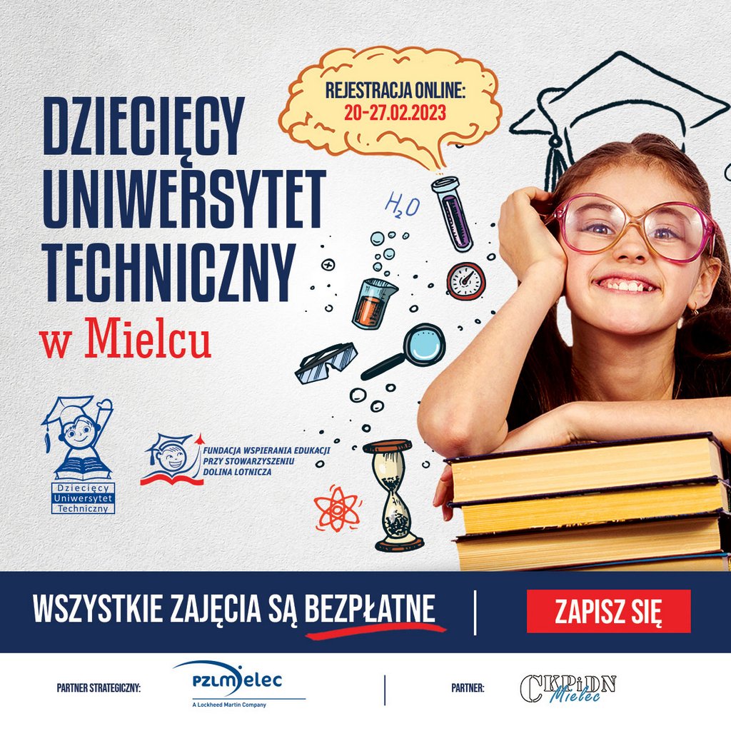 Plakat naboru na DUT w Mielcu