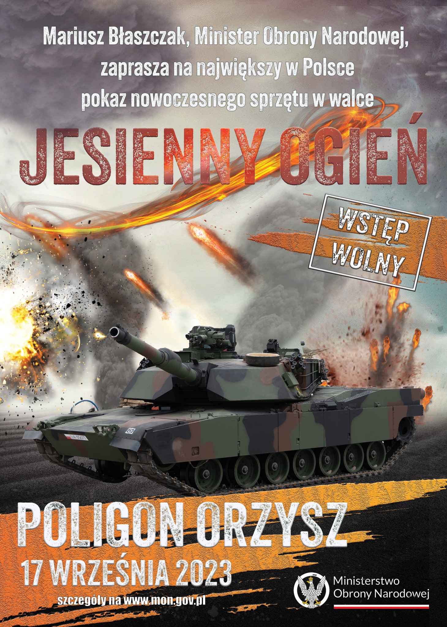 Plakat - Jesienny Ogień 2023