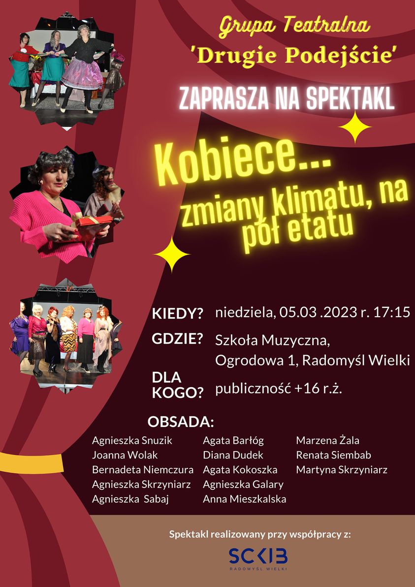 Plakat spektaklu.