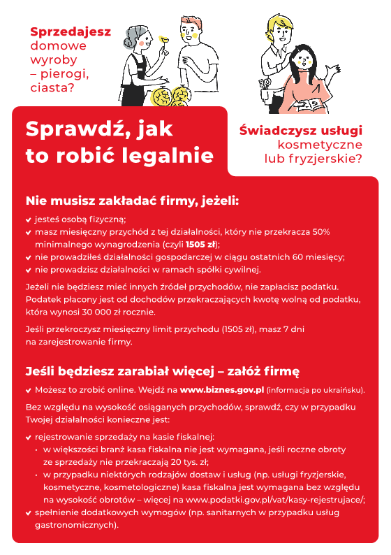 Informacje dotyczące legalnej pracy - strona 1