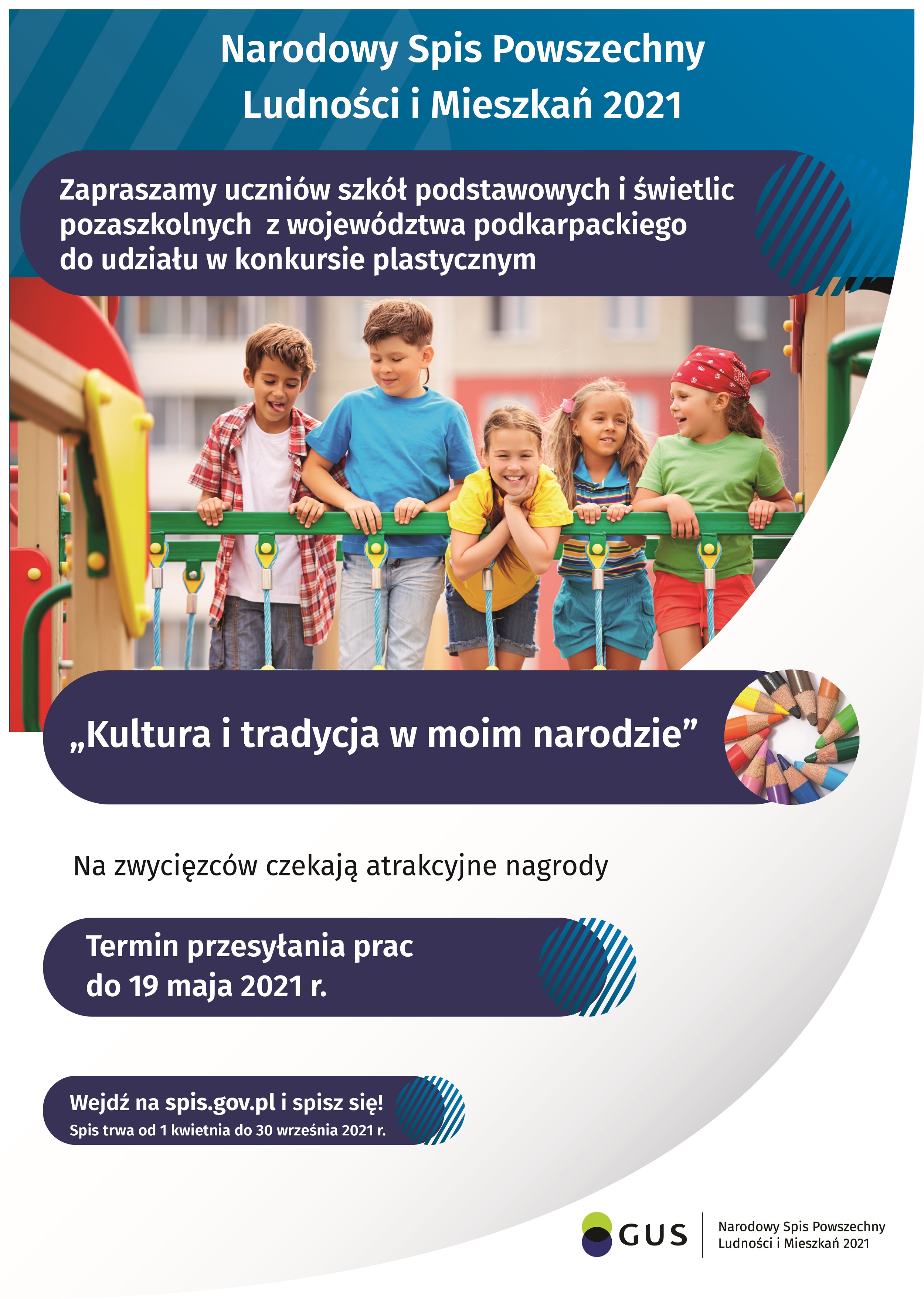 Plakat - Konkurs plastyczny „Kultura i tradycja w moim narodzie”